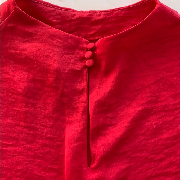 H&M Cherry Red Blouse - Picture 7 of 7